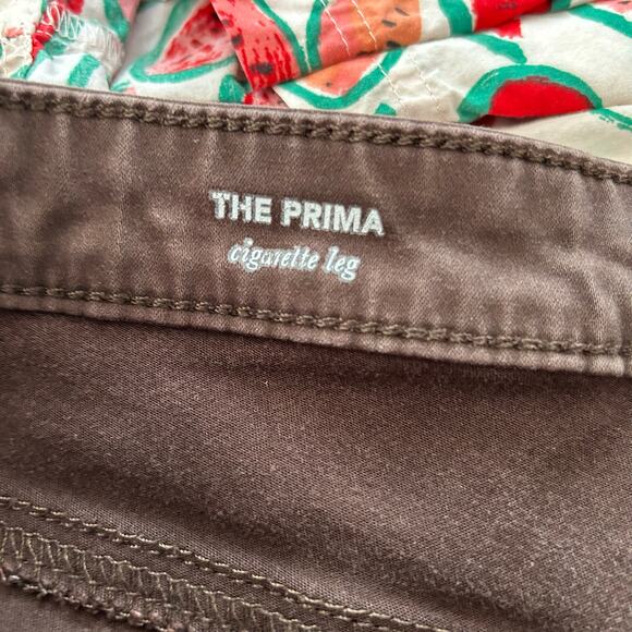 Adriano Goldschmied Women The Prima Cigarette Denim Jeans Skinny Brown Size 29R - Picture 4 of 8